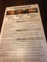 Longhorn Steakhouse menu