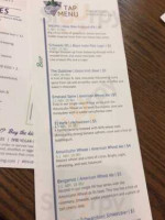 Third Nature Brewing Company menu