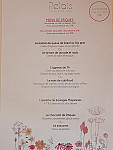 Au Relais Du Gue De Selle menu