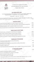 Manoir De La Poterie menu