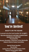 Bailey's On The Square food