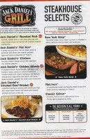 Tgi Fridays menu