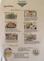 Thai Garden menu