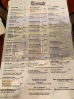 Back Bay Boathouse menu