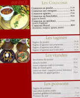 Chez ben menu