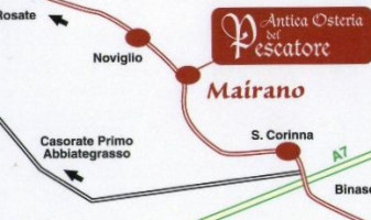 Osteria Del Pescatore menu