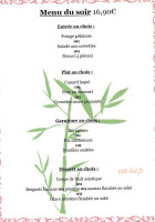 Bar Restaurant Tan menu