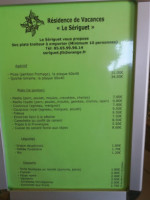 Le Seriguet food