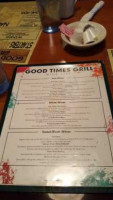 Good Times Grill food