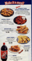 Domino's Pizza menu