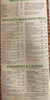 C C Pizza menu