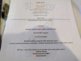 Posillipo Italian menu