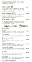 Boulangerie Feuillette menu