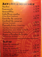 Tacos Picantes menu