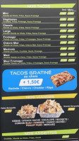 Le Star Kebab menu