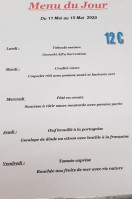 Casa Vostra menu