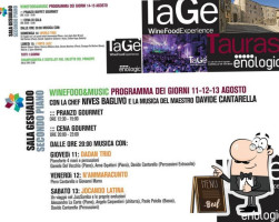 Tagè Winefood Taurasi menu