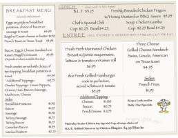 Gathering Grounds Coffee House menu