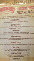 Panificio Vecchio Forno menu