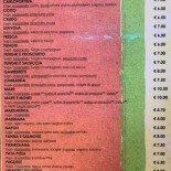 Pizzeria Caprice Carte