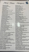 Mariposa menu