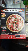 Pizza Presto Vire food