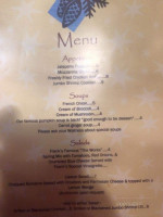 Franks Steak House menu