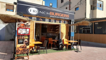 French Burgers food