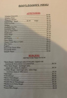 Bootleggers menu