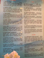 Bloom'n Thai menu