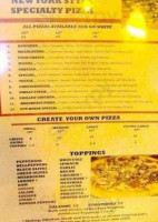 Frankie's Italian menu