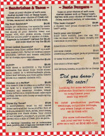 Voy Rivers' Bbq And Catering menu