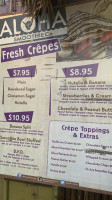 Aloha Smoothie Company menu