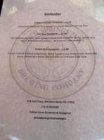 Cold Springs Inn Brewing Company menu