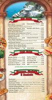 Benny's Italian Eatery menu