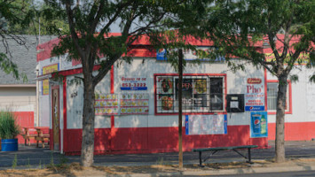 Famous Burgers Teriyaki Sandwich outside