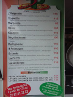 Pizza 3p menu