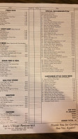 Lee's Village Restaurant menu