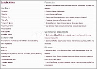 Pasticceria Mancuso menu