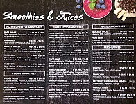 Nutrition Station menu