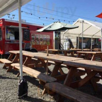 Milwaukie Station Food Cart Pod inside