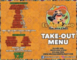 El Mejicano Tex-mex Grill food