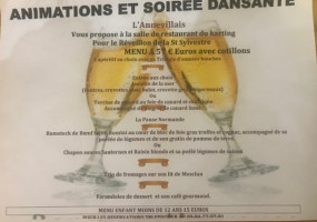 L'annevillais menu