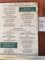 Main Street And Grill menu