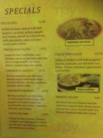 Amandas Mexican Store menu