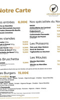 Le Gusto menu