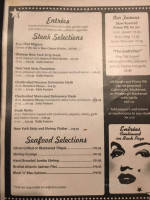 Flamingo's Hollywood Steakhouse menu