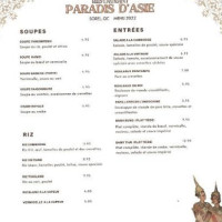 Paradis D'asie food