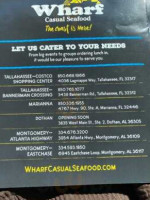 The Wharf Casual Seafood inside