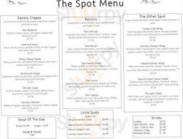 The Spot menu